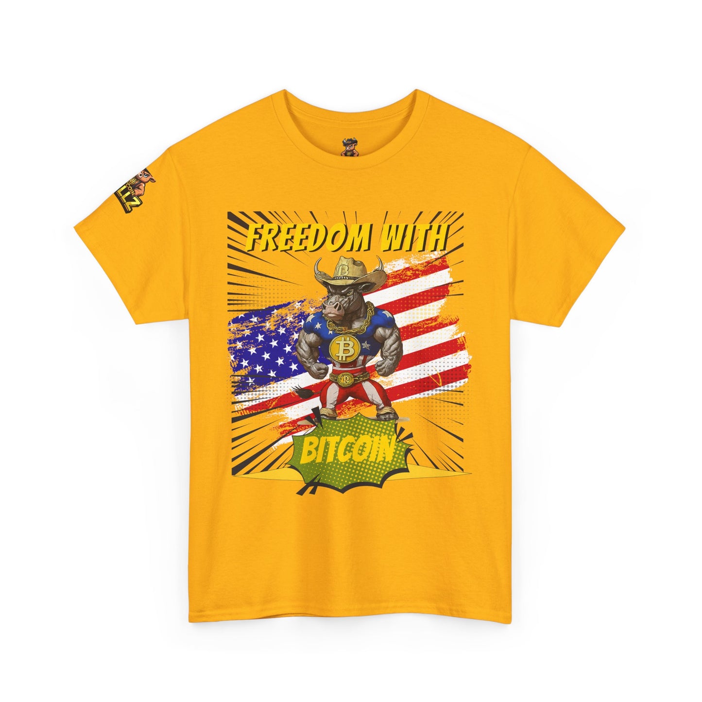 Bitcoin Bullz™ Limited Drop: Mens Streetwear Tee – Bold Crypto Style for Rebels & Risk-Takers,