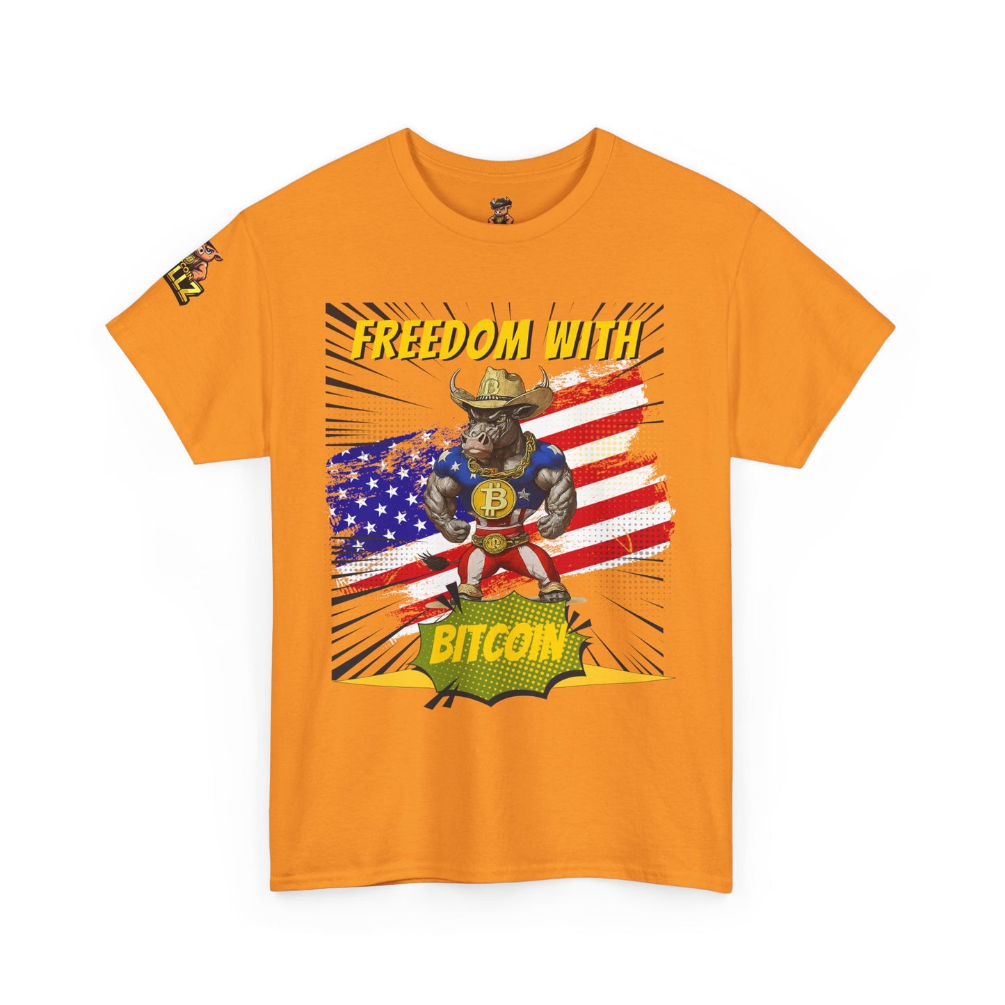 Bitcoin Bullz™ Limited Drop: Mens Streetwear Tee – Bold Crypto Style for Rebels & Risk-Takers,