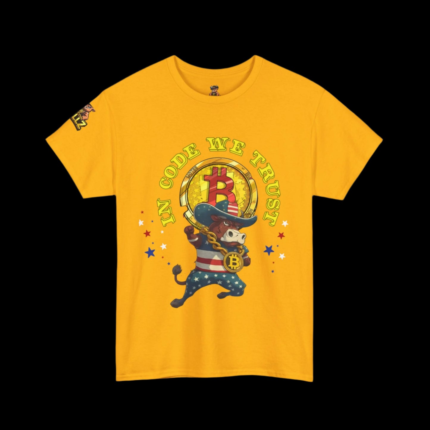 🔥 Bitcoin Bullz™ Limited Drop: Mens Streetwear Tee – Bold Viral Crypto Cowboy Style for Rebels (500pcs Max) Crypto Lovers of all Ages 🔥