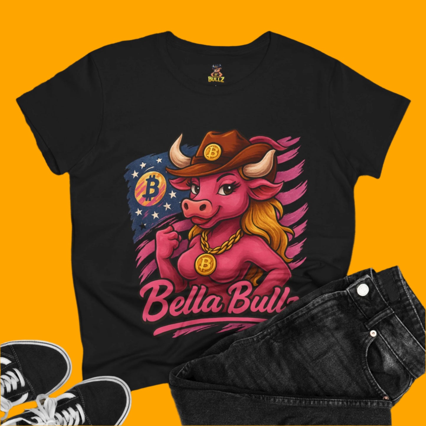 Bella Bullz Women's Exclusive Design for Crypto Women Identity