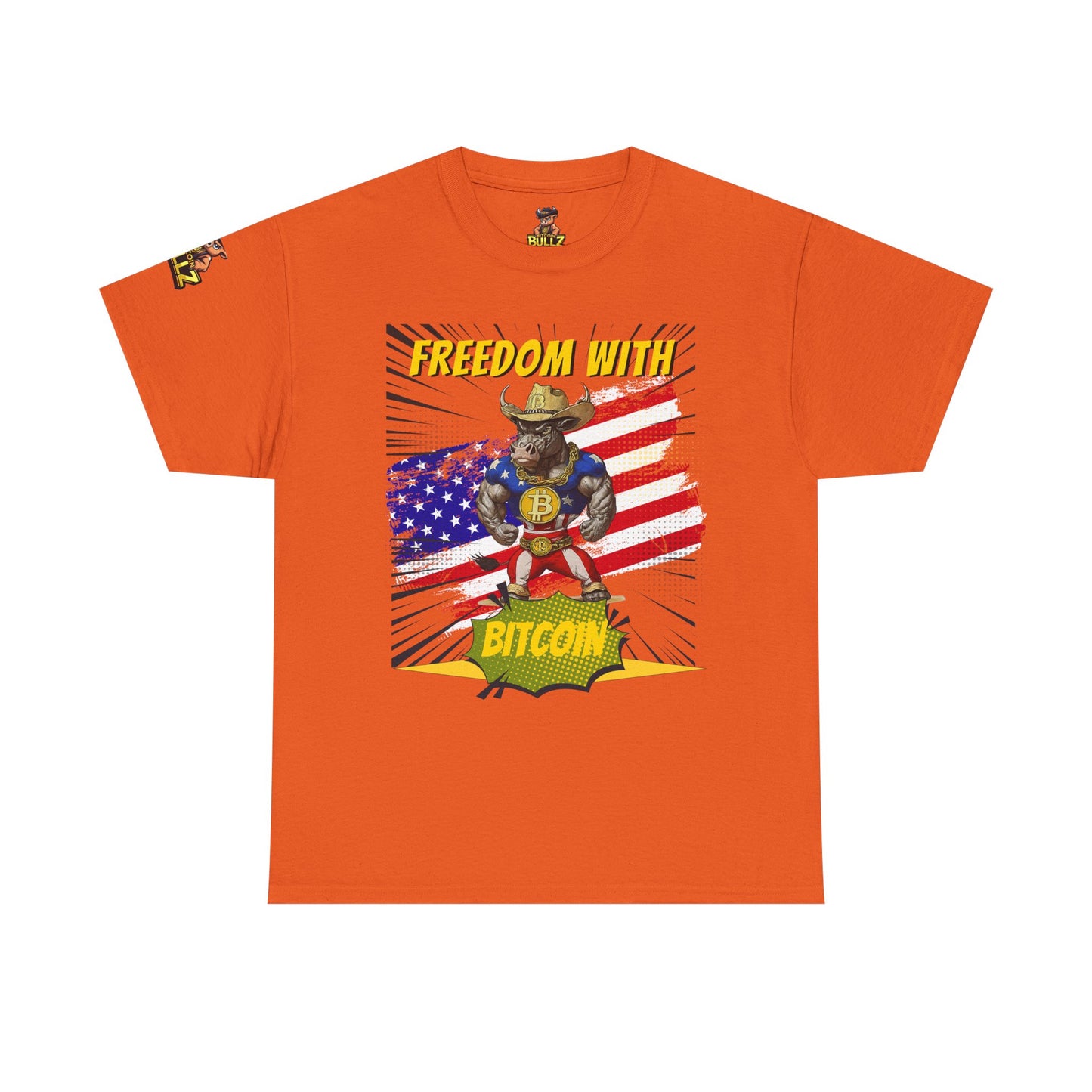 Bitcoin Bullz™ Limited Drop: Mens Streetwear Tee – Bold Crypto Style for Rebels & Risk-Takers,