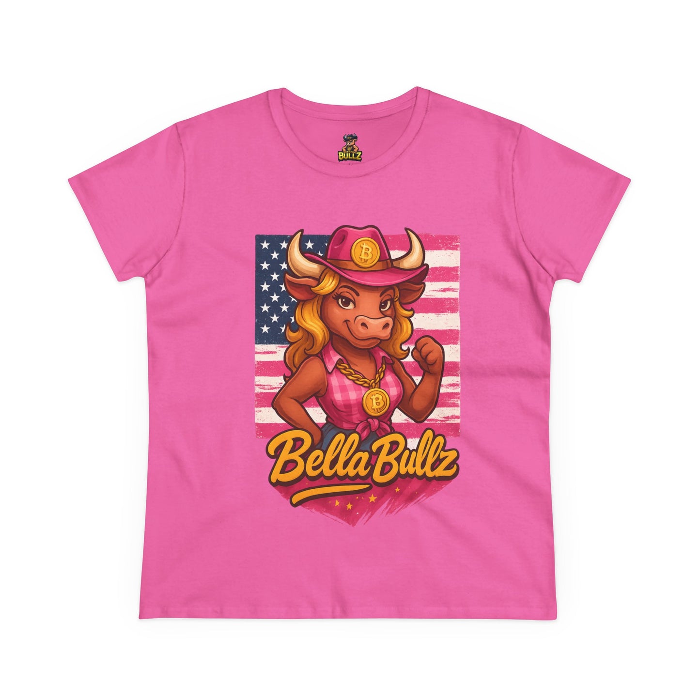 Women's T-Shirt Limited Design Crypto Lovers Bull RepresentTee