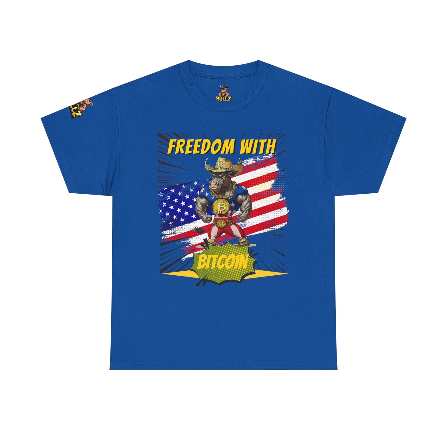 Bitcoin Bullz™ Limited Drop: Mens Streetwear Tee – Bold Crypto Style for Rebels & Risk-Takers,