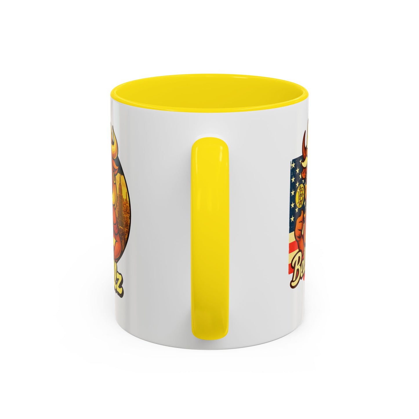 Bella Bullz Accent Coffee Mug - Fun Animal Mug for Crypto Lovers, Unique Gift Idea Limited Edition MugsOffice Coffee Cup