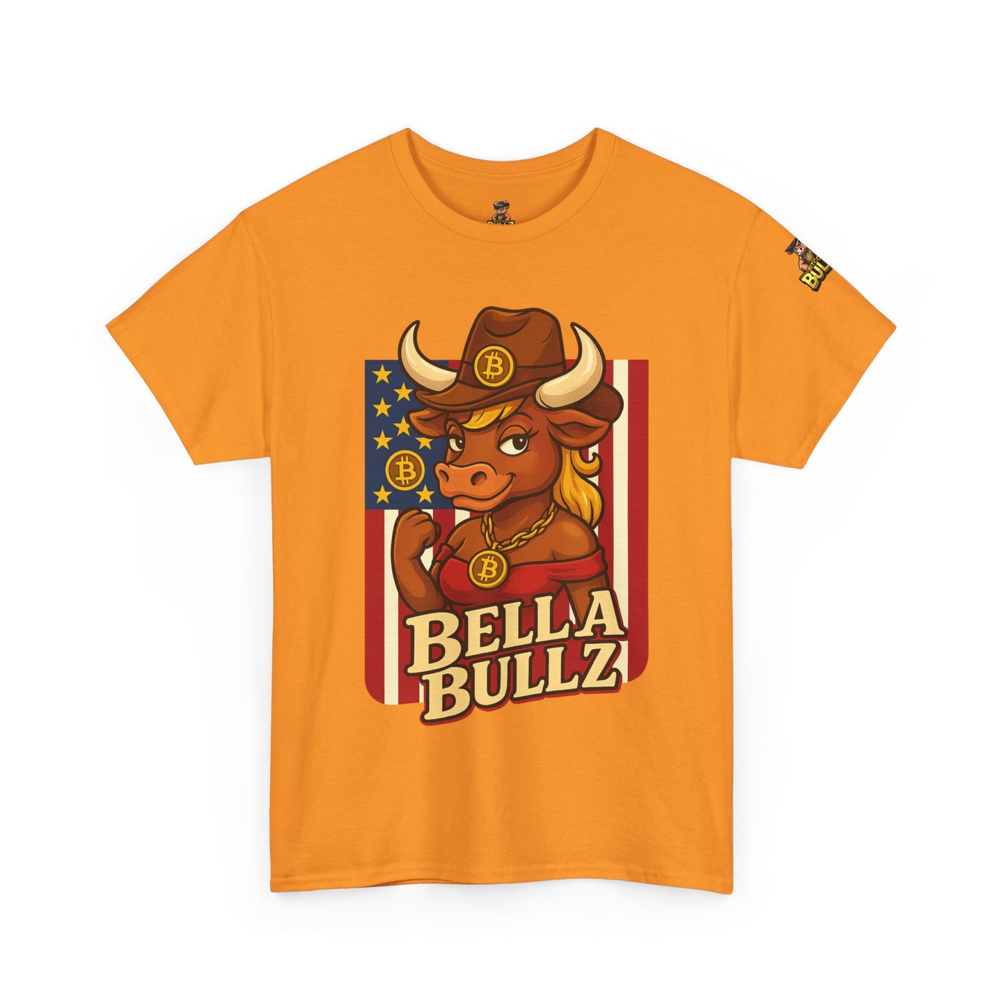 Bella Bullz Texas Cowboy Style for Crypto Women Limited Design Fashion Tee