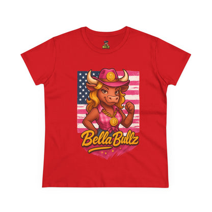 Women's T-Shirt Limited Design Crypto Lovers Bull RepresentTee