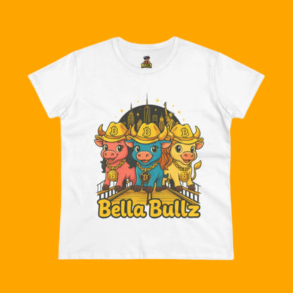 Bella Bullz Graphic Tee -Limited Design Cowgirl NYC  Themed Shirt, Cute Animal Shirt