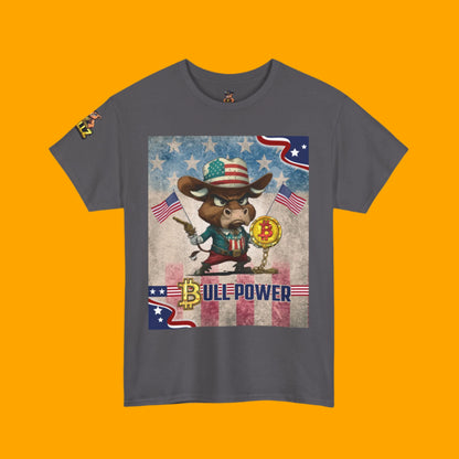 Bitcoin Bullz™ Limited Patriotic Crypto Tee – Bold American Streetwear for True Bitcoin Believers (Only 500 Available!)
