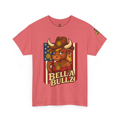 Bella Bullz Texas Cowboy Style for Crypto Women Limited Design Fashion Tee