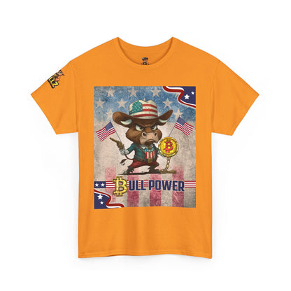 Bitcoin Bullz™ Limited Patriotic Crypto Tee – Bold American Streetwear for True Bitcoin Believers (Only 500 Available!)
