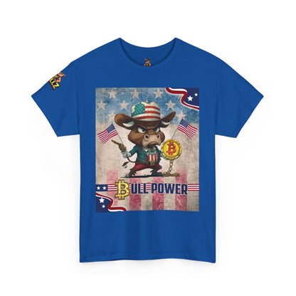 Bitcoin Bullz™ Limited Patriotic Crypto Tee – Bold American Streetwear for True Bitcoin Believers (Only 500 Available!)