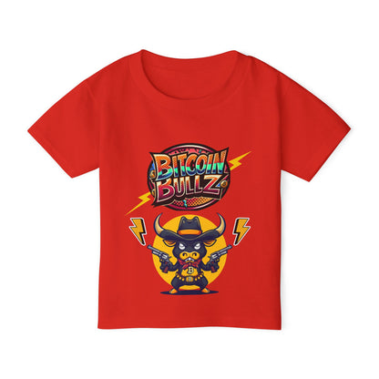 Bitcoin Bullz™ Kids T-Shirt, Fun Toddler Shirt, Graphic Tee for Cryptocurrency Lovers, Gifts for Young Enthusiasts, Cool Kids Apparel