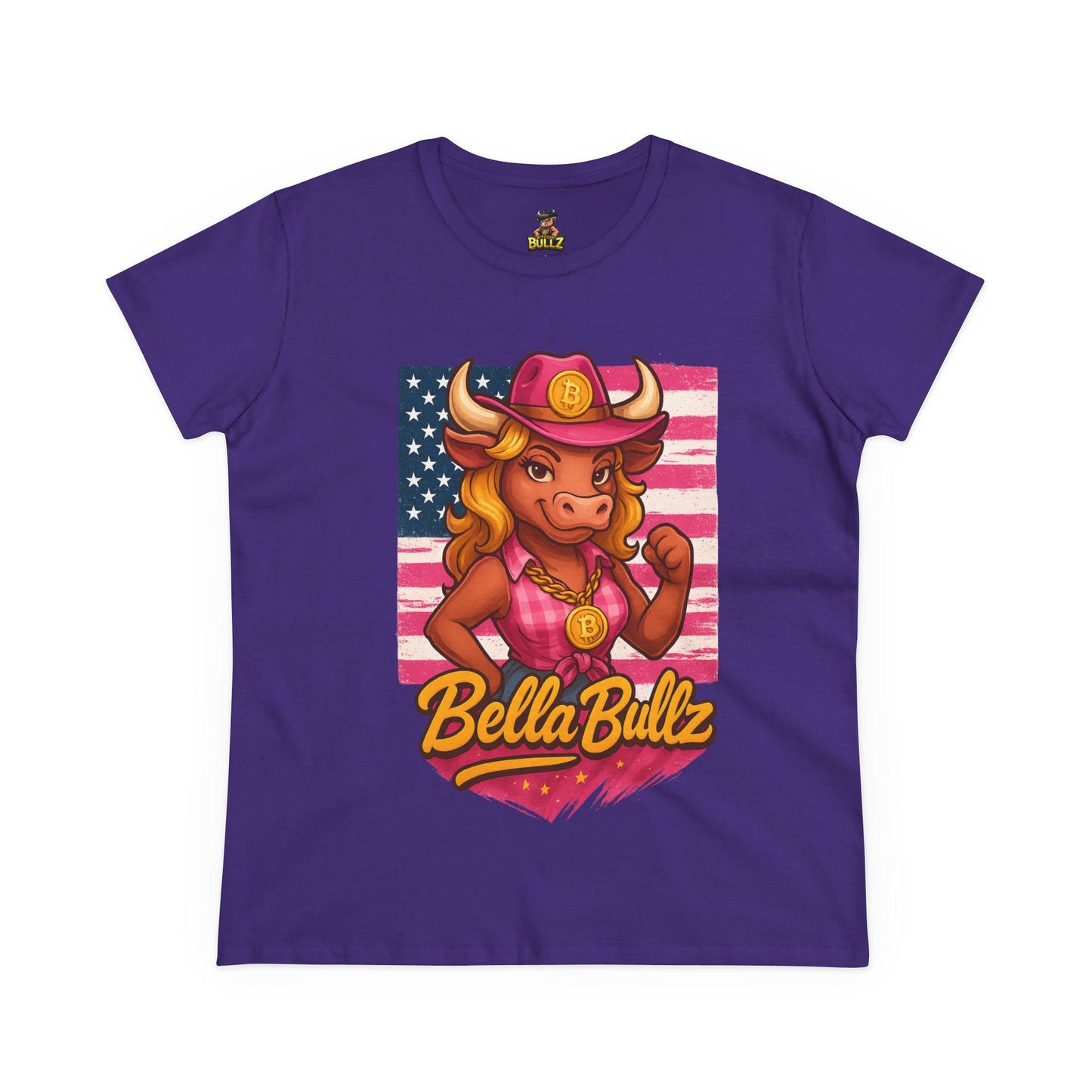 Women's T-Shirt Limited Design Crypto Lovers Bull RepresentTee