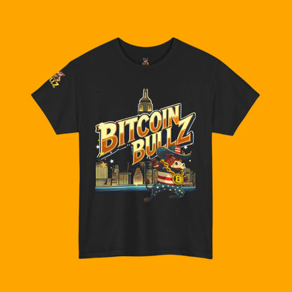 Bitcoin Bullz™ Limited Drop: Mens New York City Streetwear Tee – Bold Brooklyn Crypto Style for Rebels (500pcs Max) 🔥