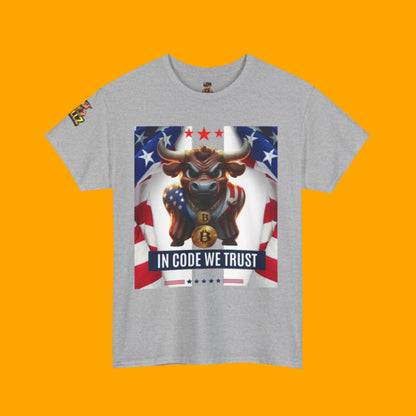 Bitcoin Bullz™ Limited Patriotic Crypto Tee – Bold American Streetwear for True Bitcoin Believers USA July 4th Design