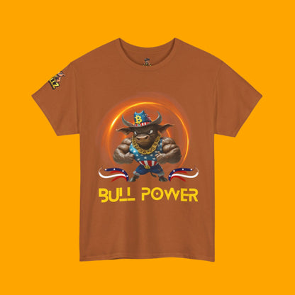 Bitcoin Bullz™ Crypto Freedom Tee – Patriot Style Meets Outdoor Streetwear Independence Day Crypto Bulls