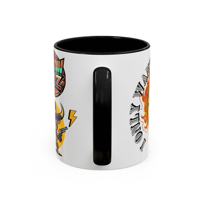 Bitcoin Bull Accent Coffee Mug - Perfect Gift for Crypto Lovers, Unique Mug for Bitcoin Enthusiasts, Cool Coffee Cup for Home or Office