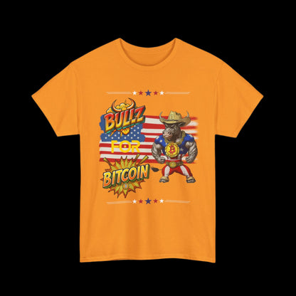 🔥 Bitcoin Bullz™ Patriotic Crypto Street Tee – Bold USA Design for Bitcoin Bulls & Independence Lovers Mens Stylish T-Shirt 🔥