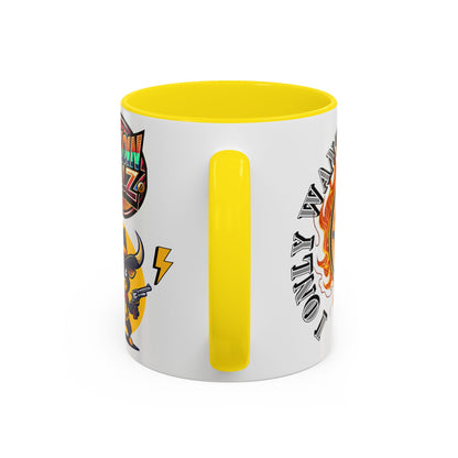 Bitcoin Bull Accent Coffee Mug - Perfect Gift for Crypto Lovers, Unique Mug for Bitcoin Enthusiasts, Cool Coffee Cup for Home or Office