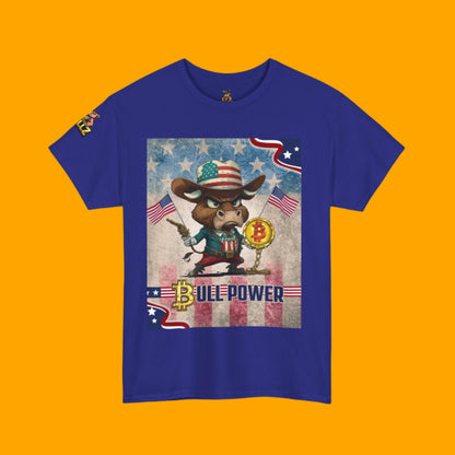 Bitcoin Bullz™ Graphic Athleisure Patriot Tee – Lightweight Crypto Streetwear for Viral HODL Crew Crypto Bitcoin Passion