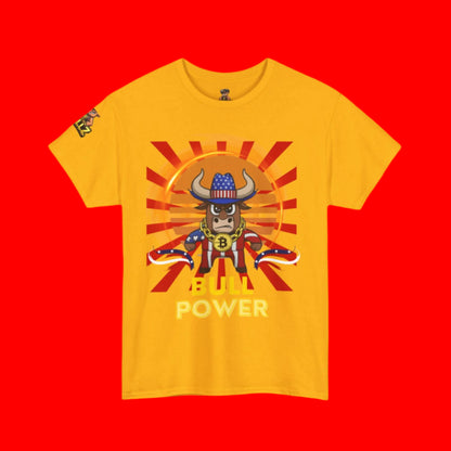 🔥 Bitcoin Bullz™ Limited Design Cowboy Crypto Tee – American Viral Streetwear for True Bitcoin Believers Limited Drop (Only 500 Available!) 🔥