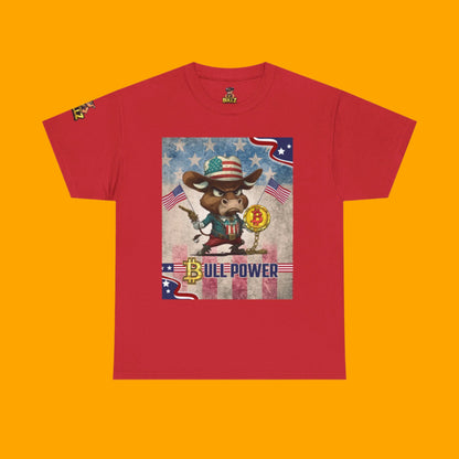 Bitcoin Bullz™ Graphic Athleisure Patriot Tee – Lightweight Crypto Streetwear for Viral HODL Crew Crypto Bitcoin Passion