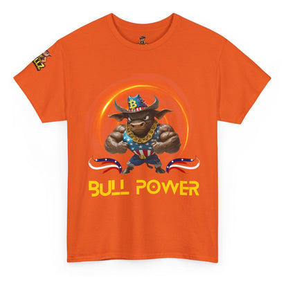 Bitcoin Bullz™ Crypto Freedom Tee – Patriot Style Meets Outdoor Streetwear Independence Day Crypto Bulls