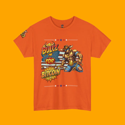 🔥 Bitcoin Bullz™ Patriotic Crypto Street Tee – Bold USA Design for Bitcoin Bulls & Independence Lovers Crypto Animals