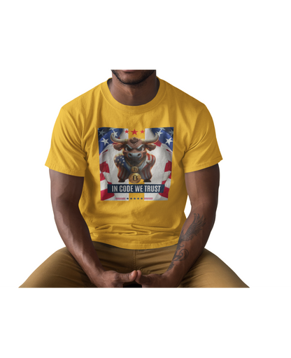 Bitcoin Bullz™ Limited Patriotic Crypto Tee – Bold American Streetwear for True Bitcoin Believers USA July 4th Design
