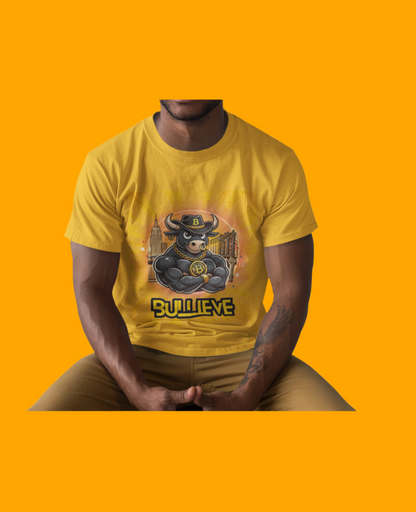 🔥 Bitcoin Bullz™ Brooklyn New York Crypto Street Tee – Bold Design for Bitcoin Bulls & Independence Lovers Limited Edition 500 Pieces Only 🔥