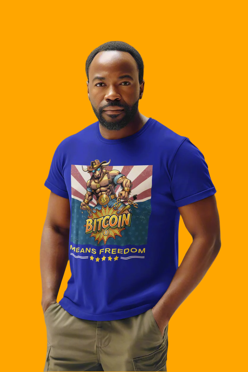 🔥 Bitcoin Bullz™ Patriotic Crypto Street Tee – Bold USA Design for Bitcoin Bulls & Independence Lovers Crypto Animal Passion 🔥
