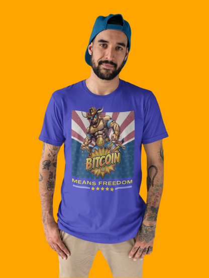 🔥 Bitcoin Bullz™ Patriotic Crypto Street Tee – Bold USA Design for Bitcoin Bulls & Independence Lovers Crypto Animal Passion 🔥