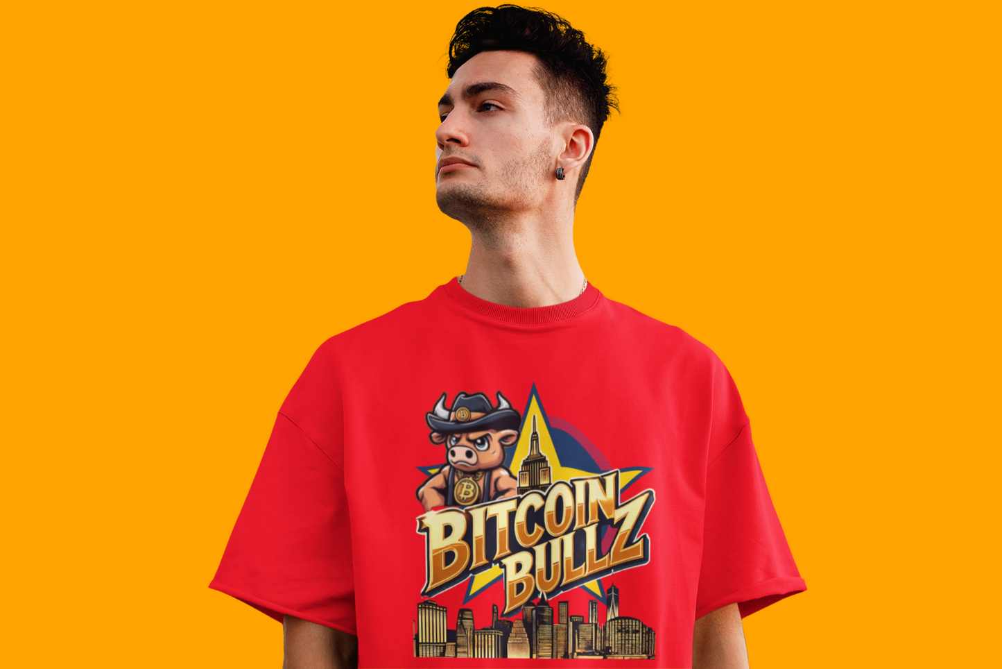 🔥 Bitcoin Bullz™ New York City Crypto Street Tee – Bold USA Design for Bitcoin Bulls & Independence Lovers 🔥