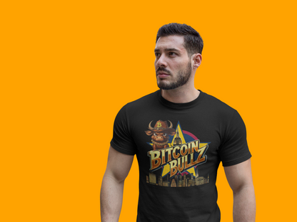 Bitcoin Bullz Limited Design Mens T-Shirt Unleash the Bull New York City Streetwear Viral T-Shirt Only 500 pieces made