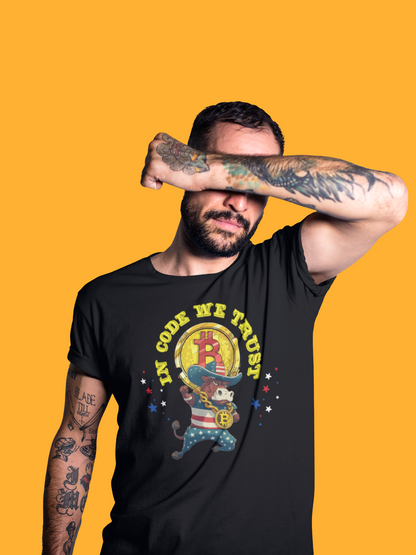 🔥 Bitcoin Bullz™ Limited Drop: Mens Streetwear Tee – Bold Viral Crypto Cowboy Style for Rebels (500pcs Max) Crypto Lovers of all Ages 🔥