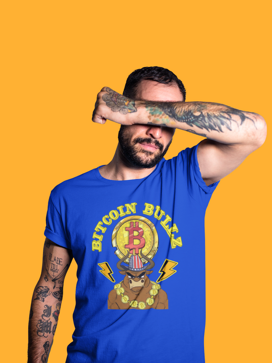 🔥 Bitcoin Bullz™ Limited Drop: Mens Streetwear Tee – BULL ENERGY  Viral Crypto Style for Rebels & Risk-Takers (500pcs Max 🔥