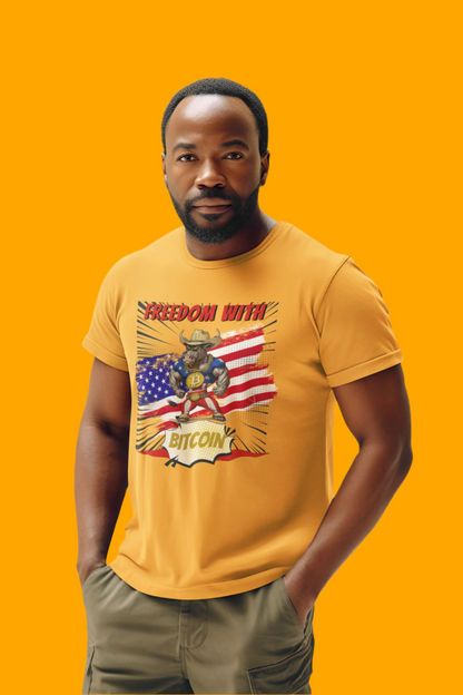 🚀 Bitcoin Bullz™ Viral Oversized Patriotic Crypto Tee Exclusive Style 4th of July – Bold USA Graphic for HODLers & Freedom Riders (Only 500!)