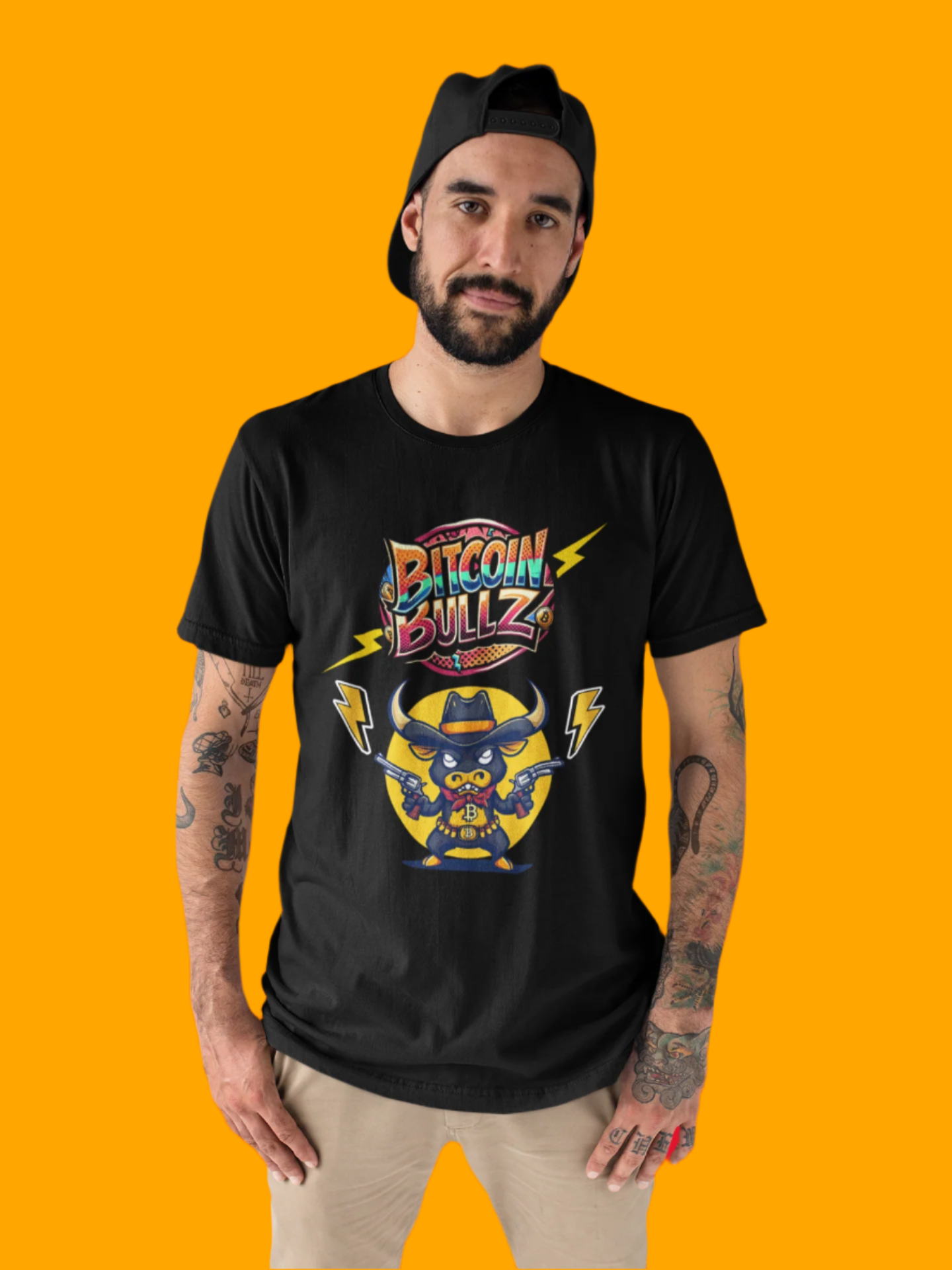 🔥 Bitcoin Bullz™ Limited Drop: Mens Streetwear Tee – Bold Crypto Style for Rebels & Risk-Takers (500pcs Max) 🔥