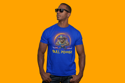 Bitcoin Bullz™ Crypto Freedom Tee – Patriot Style Meets Outdoor Streetwear Independence Day Crypto Bulls