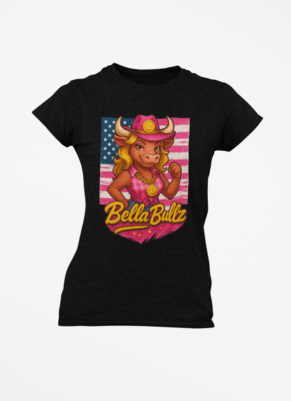 Women's T-Shirt Limited Design Crypto Lovers Bull RepresentTee