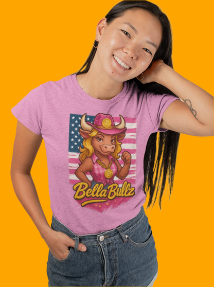 Women's T-Shirt Limited Design Crypto Lovers Bull RepresentTee