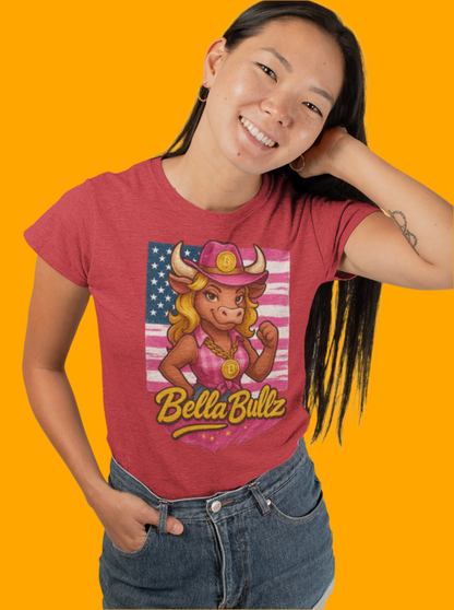 Women's T-Shirt Limited Design Crypto Lovers Bull RepresentTee