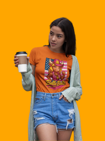 Women's T-Shirt Limited Design Crypto Lovers Bull RepresentTee