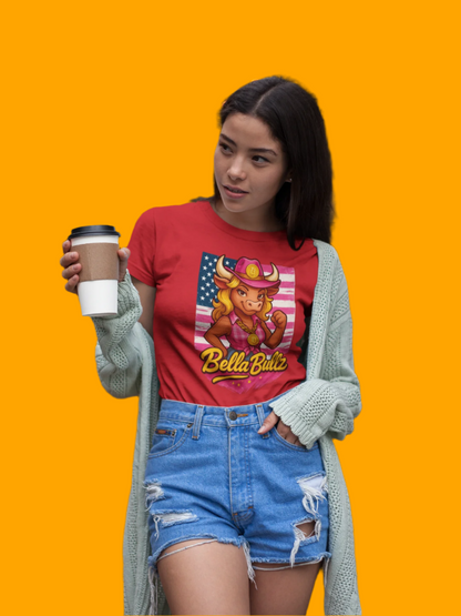 Women's T-Shirt Limited Design Crypto Lovers Bull RepresentTee