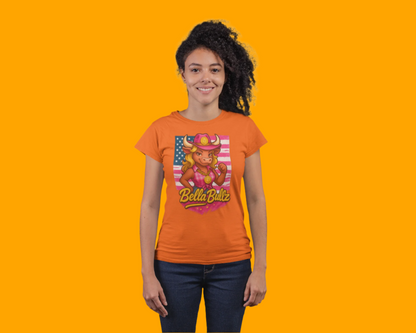 Women's T-Shirt Limited Design Crypto Lovers Bull RepresentTee
