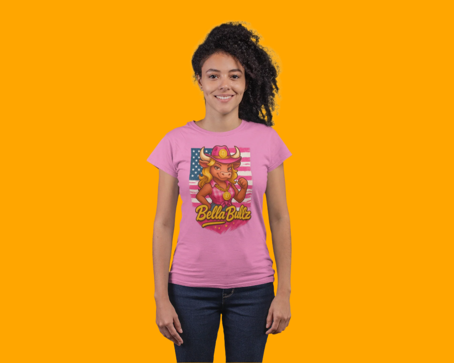 Women's T-Shirt Limited Design Crypto Lovers Bull RepresentTee