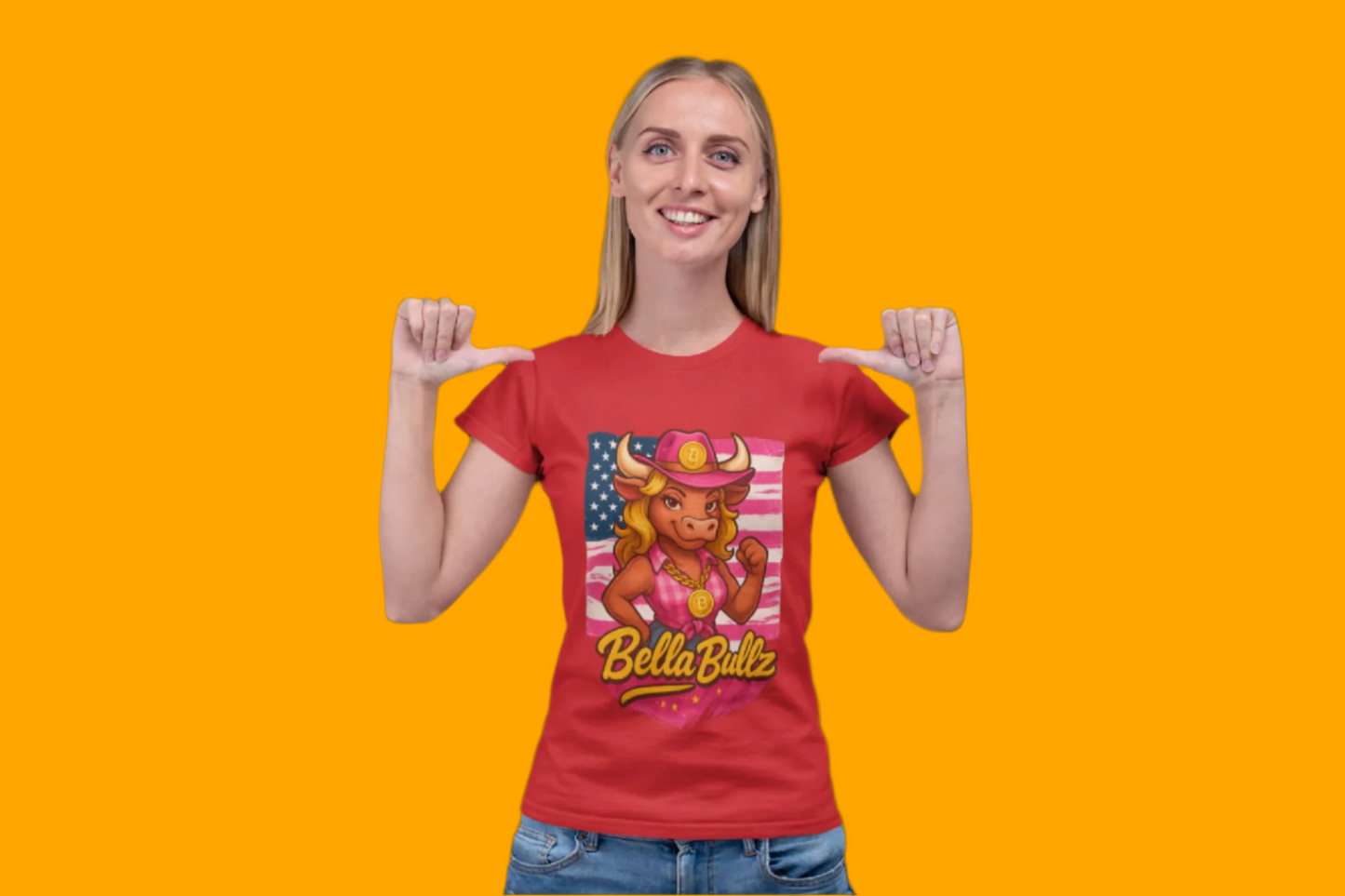 Women's T-Shirt Limited Design Crypto Lovers Bull RepresentTee