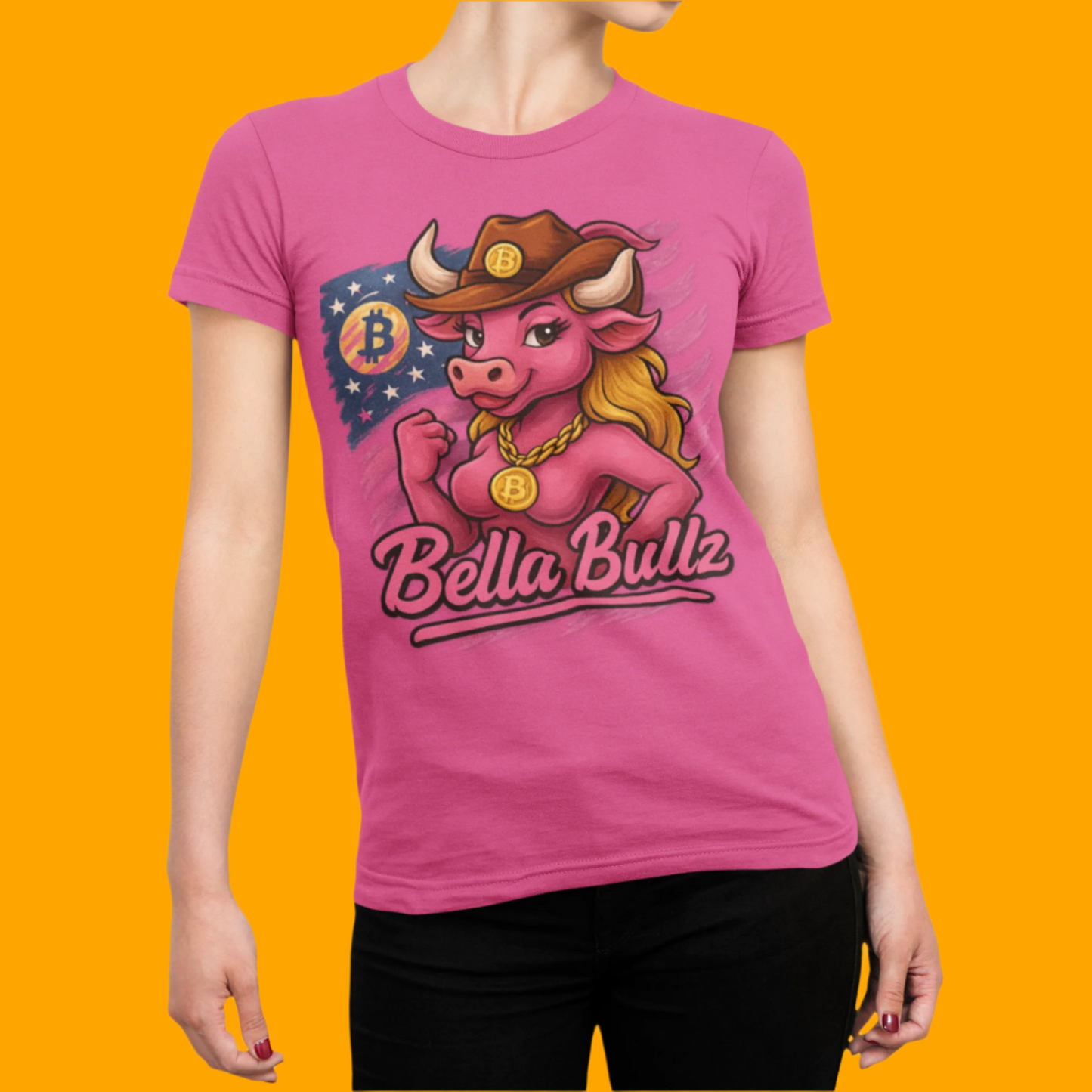 Bella Bullz Women's Exclusive Design for Crypto Women Identity
