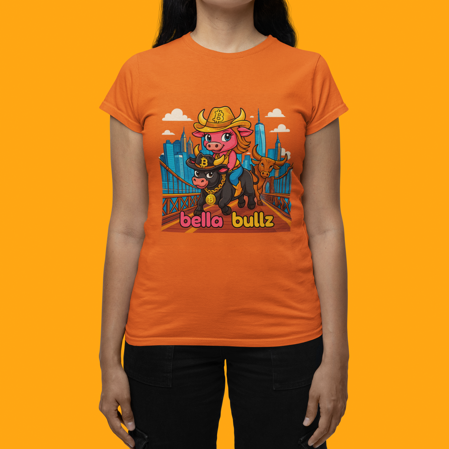 Cute Graphic Tee, Bella Bullz T-Shirt, Fun Cotton Top, Animal Lover Gift, Casual Graphic Shirt, Birthday Gift for Her