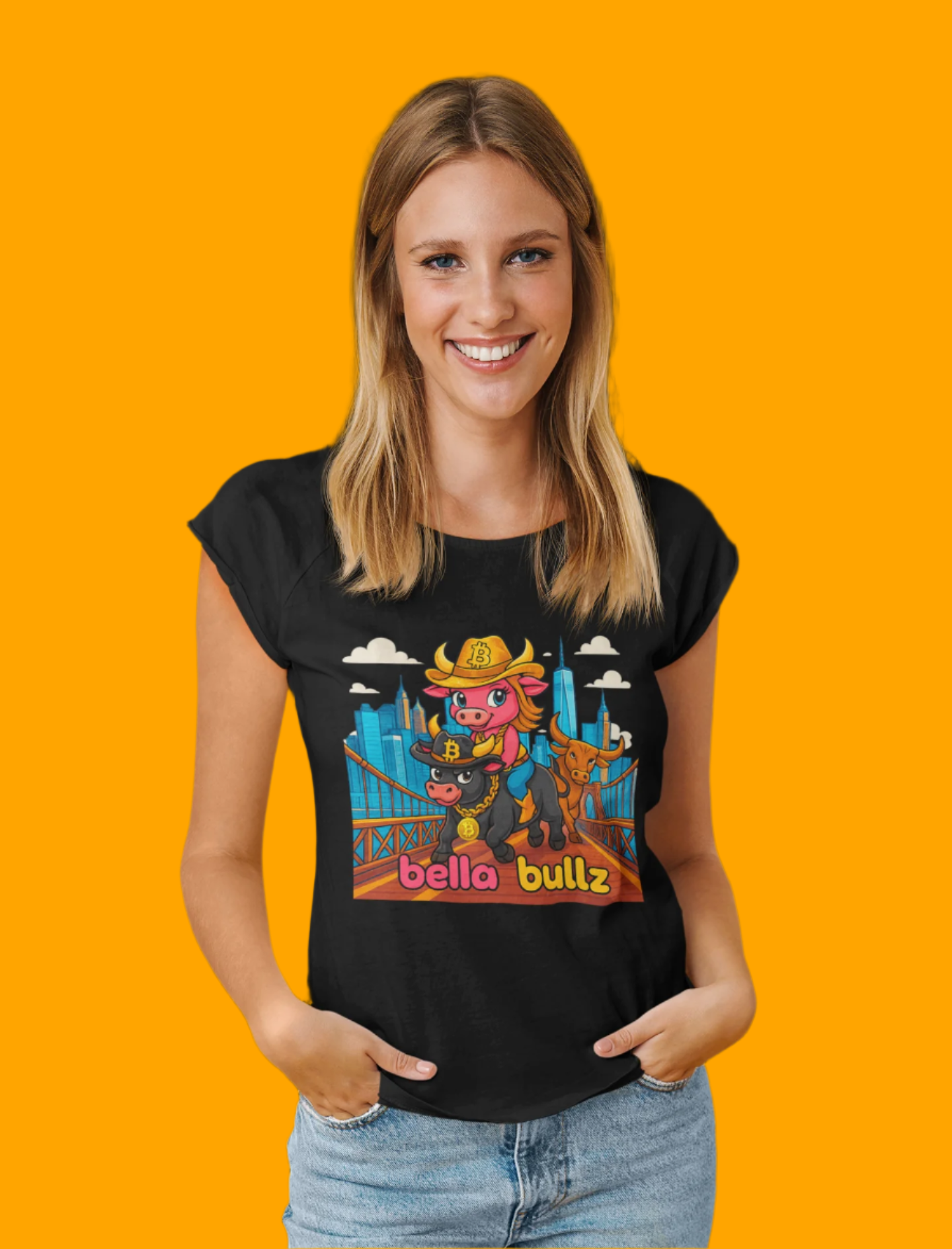 Cute Graphic Tee, Bella Bullz T-Shirt, Fun Cotton Top, Animal Lover Gift, Casual Graphic Shirt, Birthday Gift for Her
